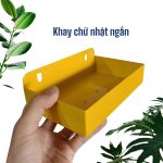 Khay chữ nhật ngắn cài bảng Pegboard cao cấp