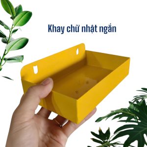 Khay chữ nhật ngắn cài bảng Pegboard cao cấp