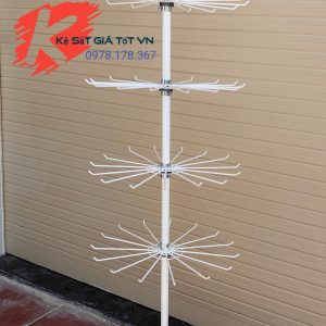 Kệ xoay chong chóng 4 tầng treo phụ kiện đa năng
