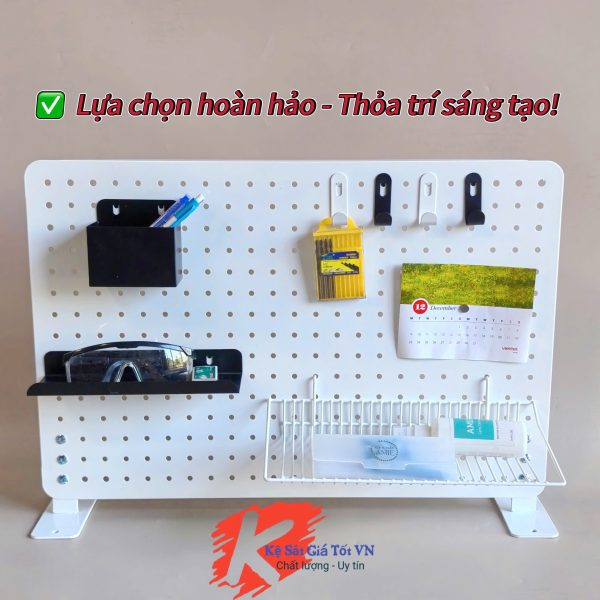 Bảng lỗ Pegboard treo phụ kiện cao cấp