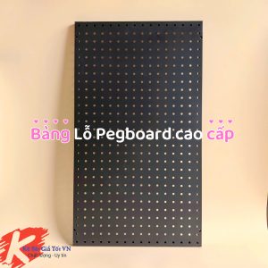 Tấm tôn đục lỗ cài móc treo phụ kiện
