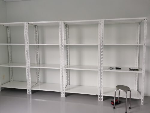 Kệ sắt V lỗ đa năng màu trắng cao cấp