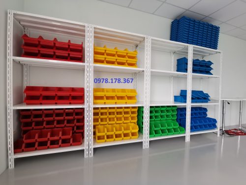 Kệ V lỗ đa năng màu Trắng