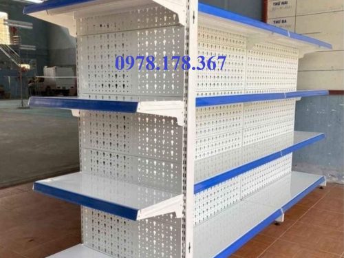 Kệ Siêu Thị Đơn Lưng Tôn Lỗ Cao Cấp Bền Đẹp