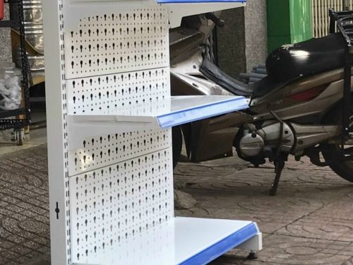 Kệ Siêu Thị Đơn Lưng Tôn Lỗ Lắp Ráp Dễ Dàng