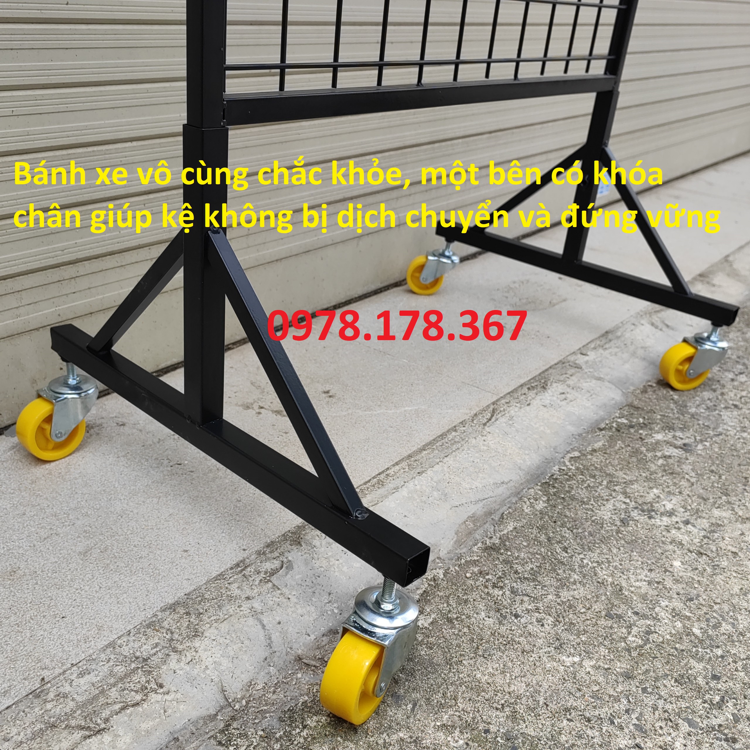 Khung lưới 1.2mx60 có bánh xe