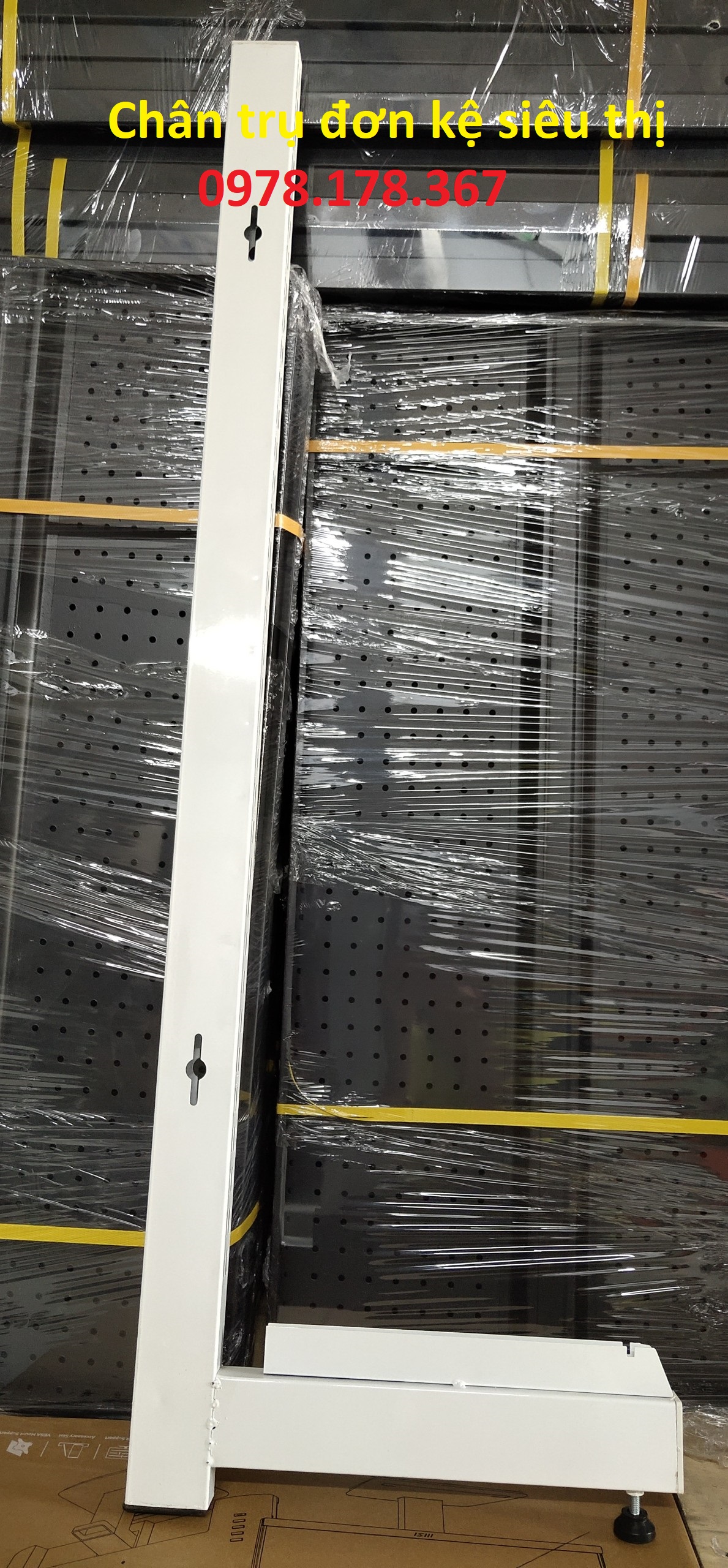 Chân trụ đơn kệ siêu thị Vinatech cao cấp