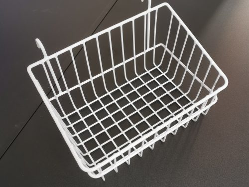 Giỏ sắt nhúng nhựa cài khung lưới