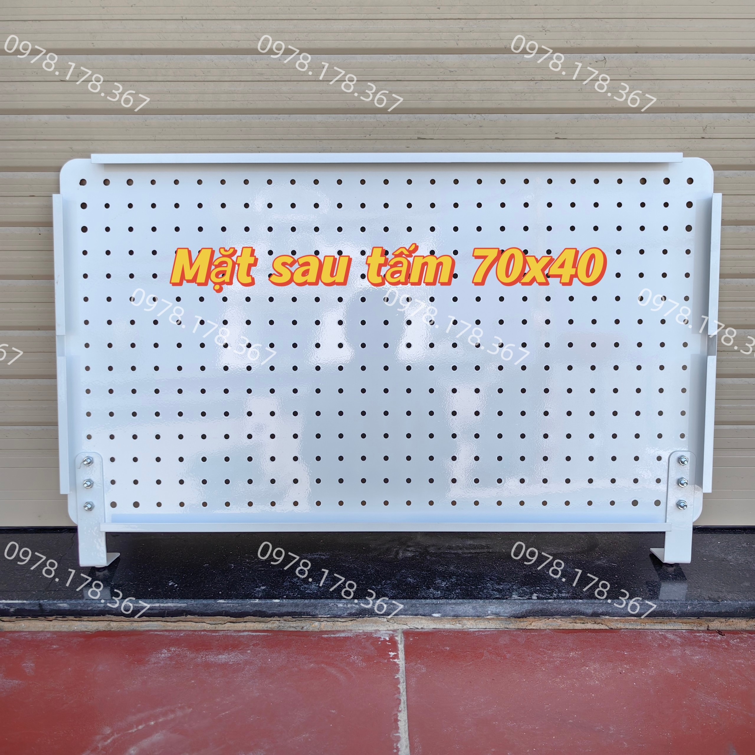 Bảng Pegboard Kim Loại Kẹp Bàn Treo Dụng Cụ Cao Cấp