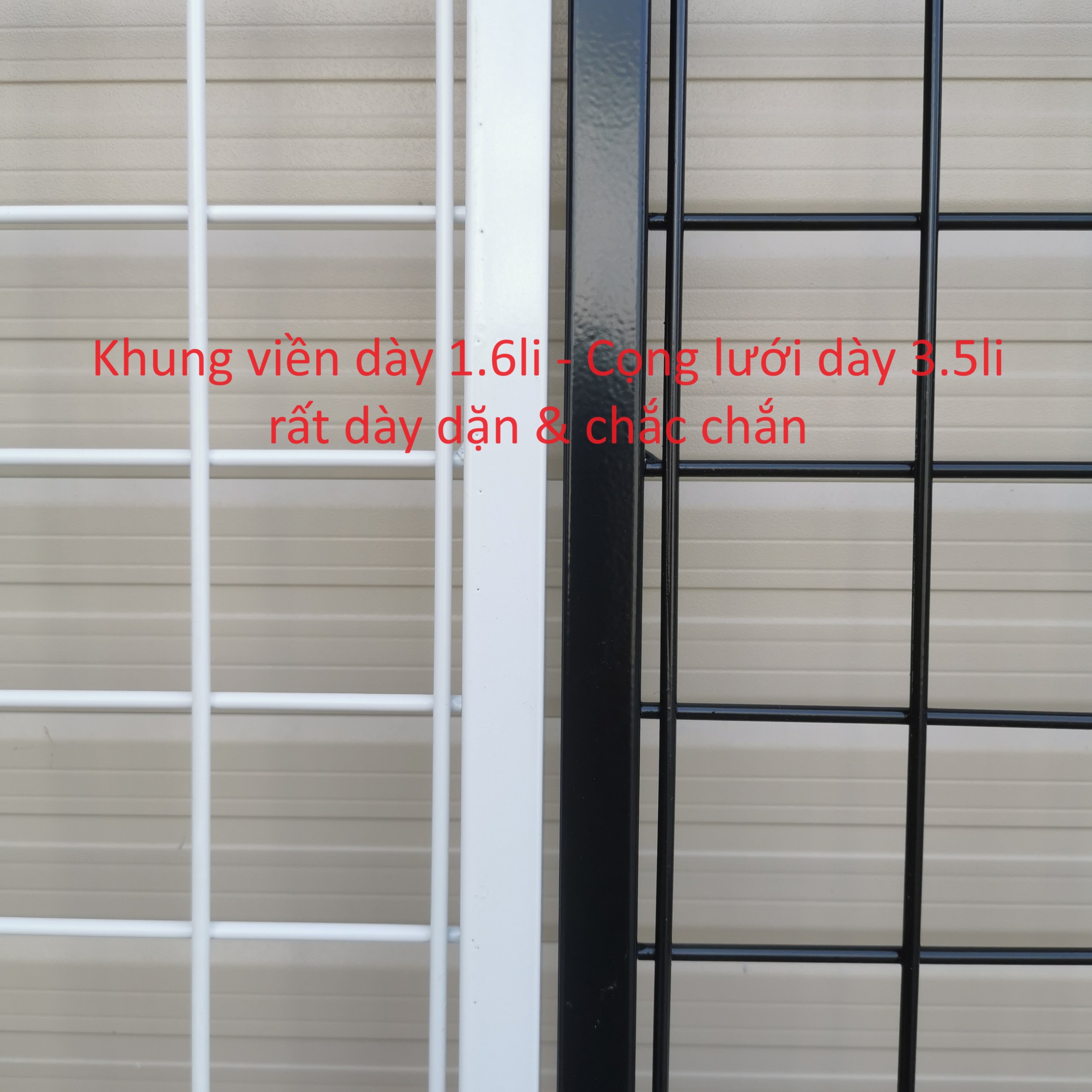 Khung lưới có viền treo phụ kiện sơn tĩnh điện cao cấp
