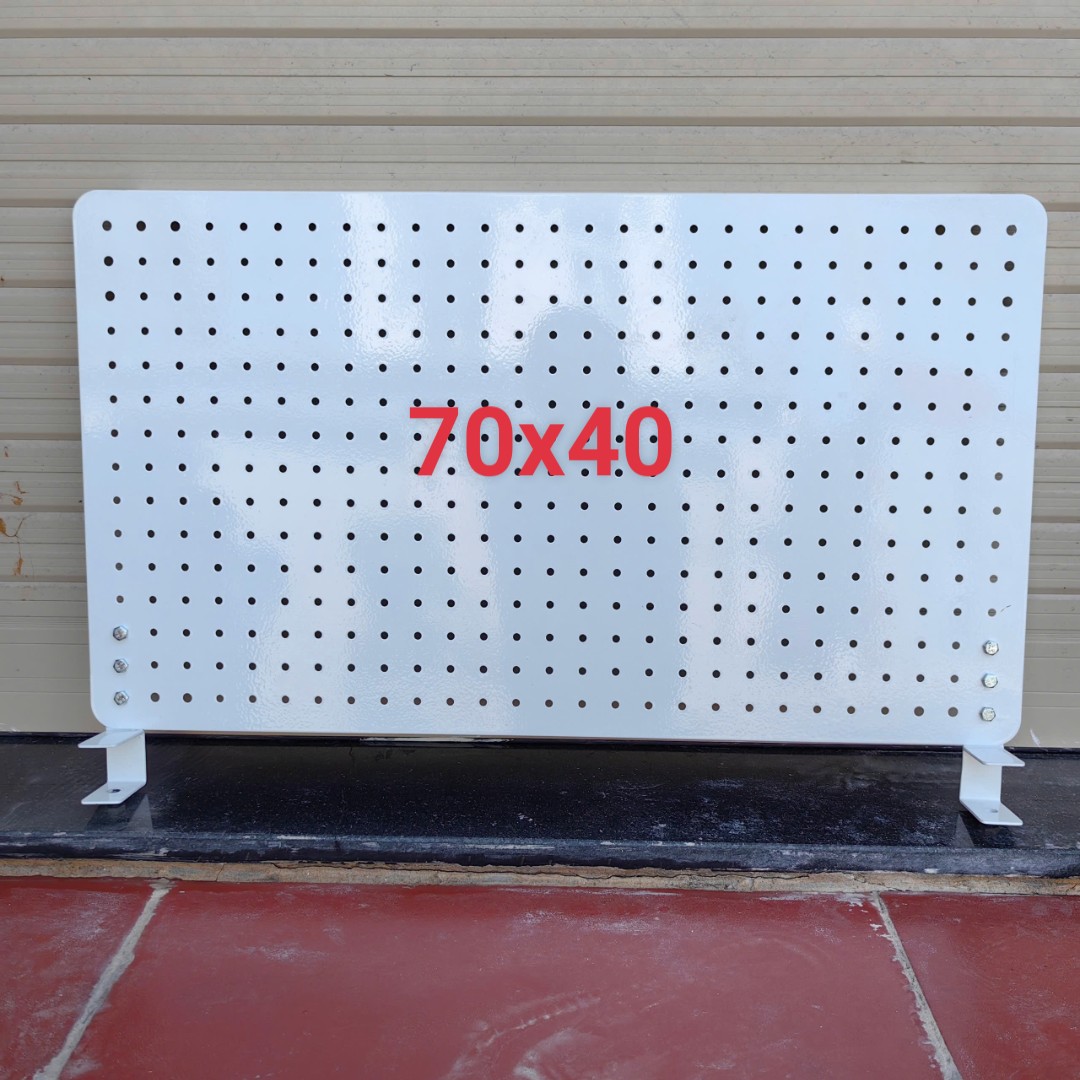 Bảng lỗ Pegboard kẹp bàn treo phụ kiện cao cấp