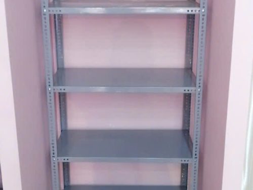 Kệ V lỗ đa năng màu xám sơn tĩnh điện cao cấp