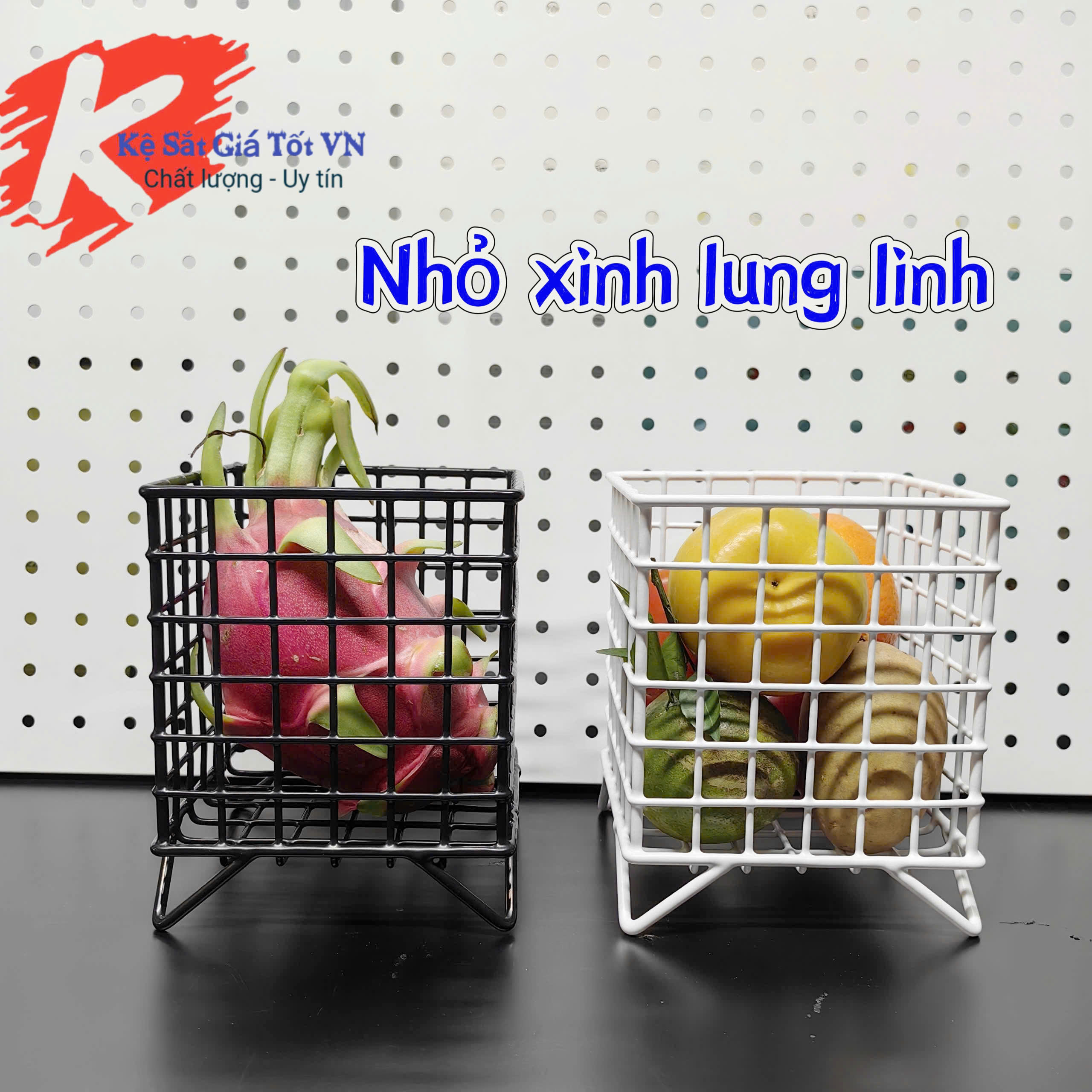 Rổ sắt Decor trang trí