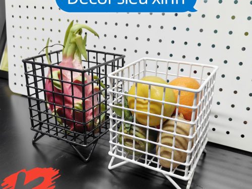 Giỏ để bàn Decor trang trí