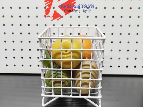 Giỏ sắt đựng mỹ phẩm phụ kiện