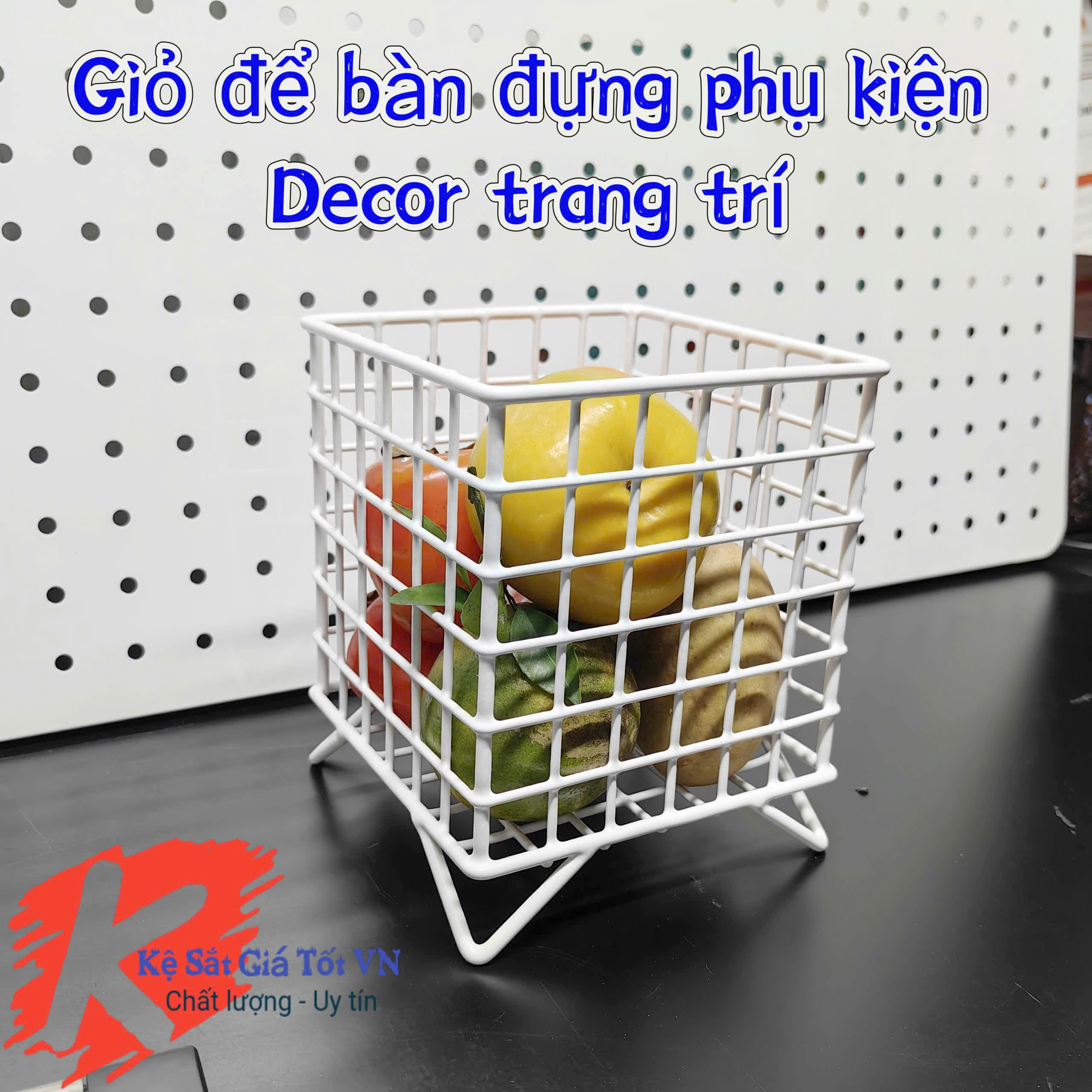 Giỏ sắt nhúng nhựa cao cấp