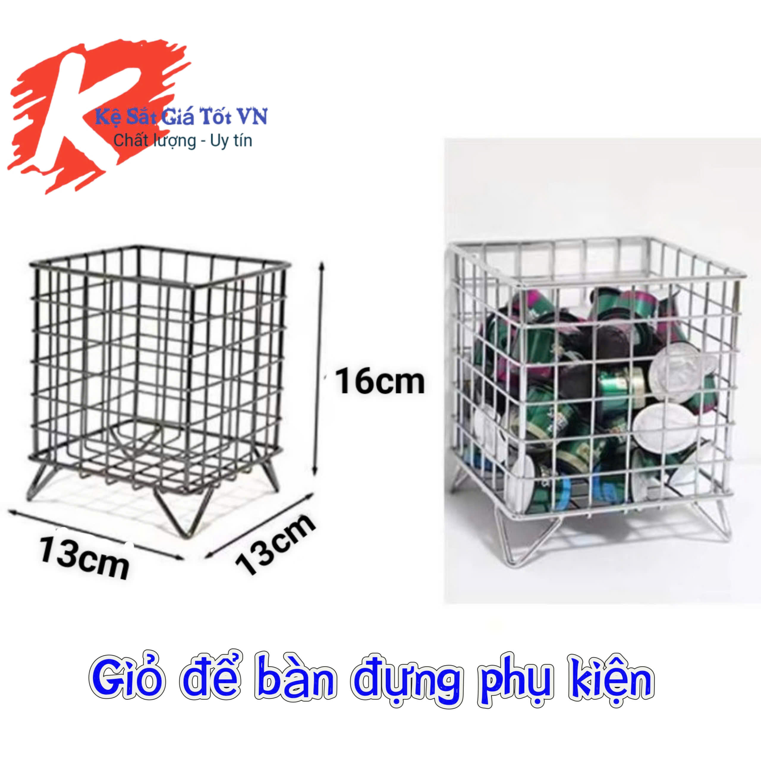Giỏ vuông để bàn