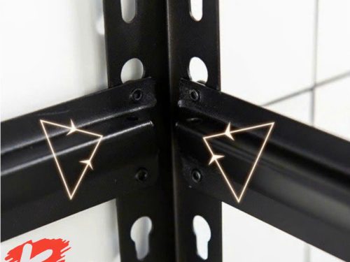 Kệ V Kim Loại Gài Không Ốc Vít Sơn Tĩnh Điện Bền