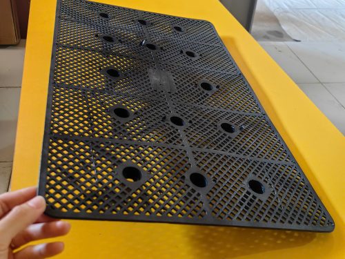 Tấm lưới lót chậu trồng rau