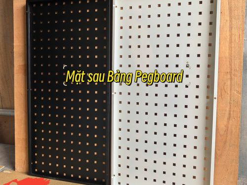 Bảng Pegboard Lỗ Vuông Treo Đồ Nghề Sơn Tĩnh Điện Bền Đẹp