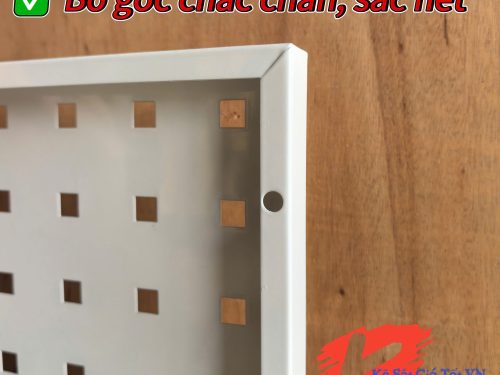 Bảng Pegboard Lỗ Vuông Treo Phụ Kiện Sơn Tĩnh Điện Cao Cấp