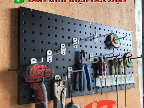 Móc 2 chấu cài bảng Pegboard lỗ vuông