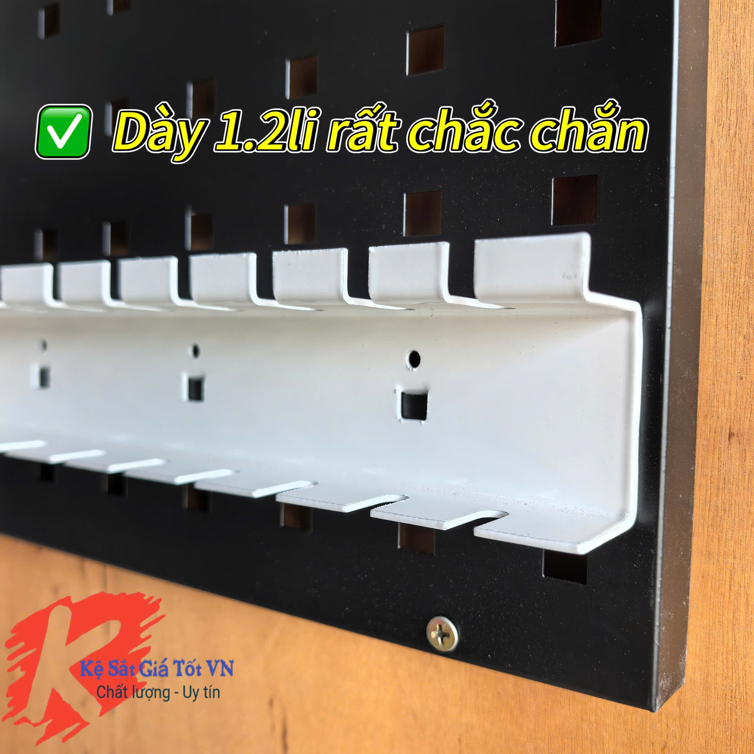 Khay treo tua vít cài bảng Pegboard