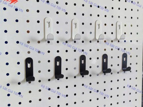 Móc Chữ J Treo Phụ Kiện Cài Bảng Pegboard Decor Tiện Ích