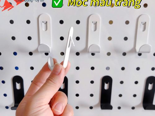 Móc Treo Chữ J Cài Tấm Tôn Đục Lỗ Pegboard Sơn Tĩnh Điện