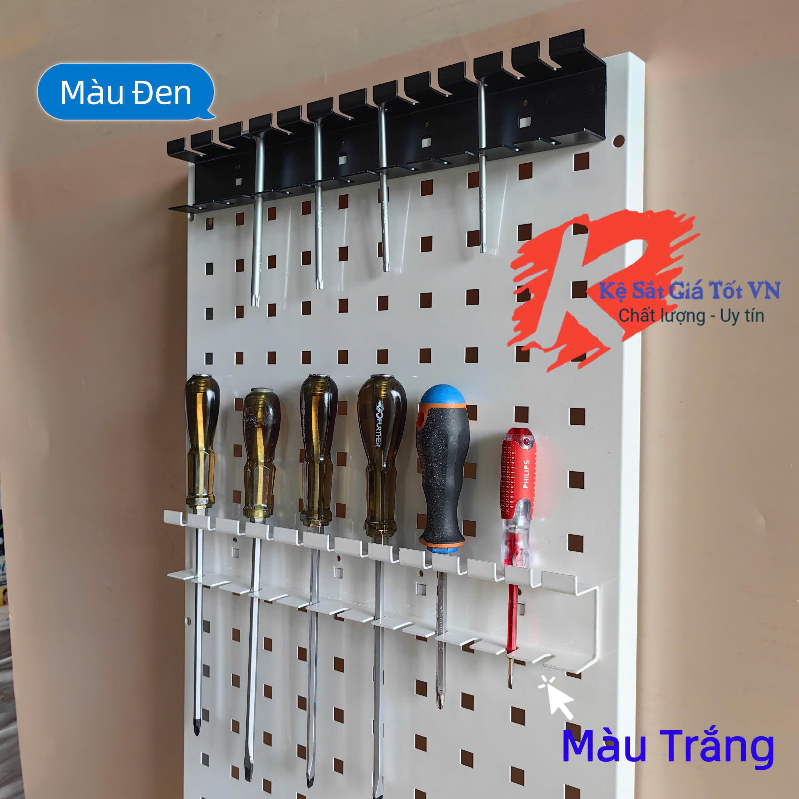 Khay treo tua vít cài bảng Pegboard cao cấp