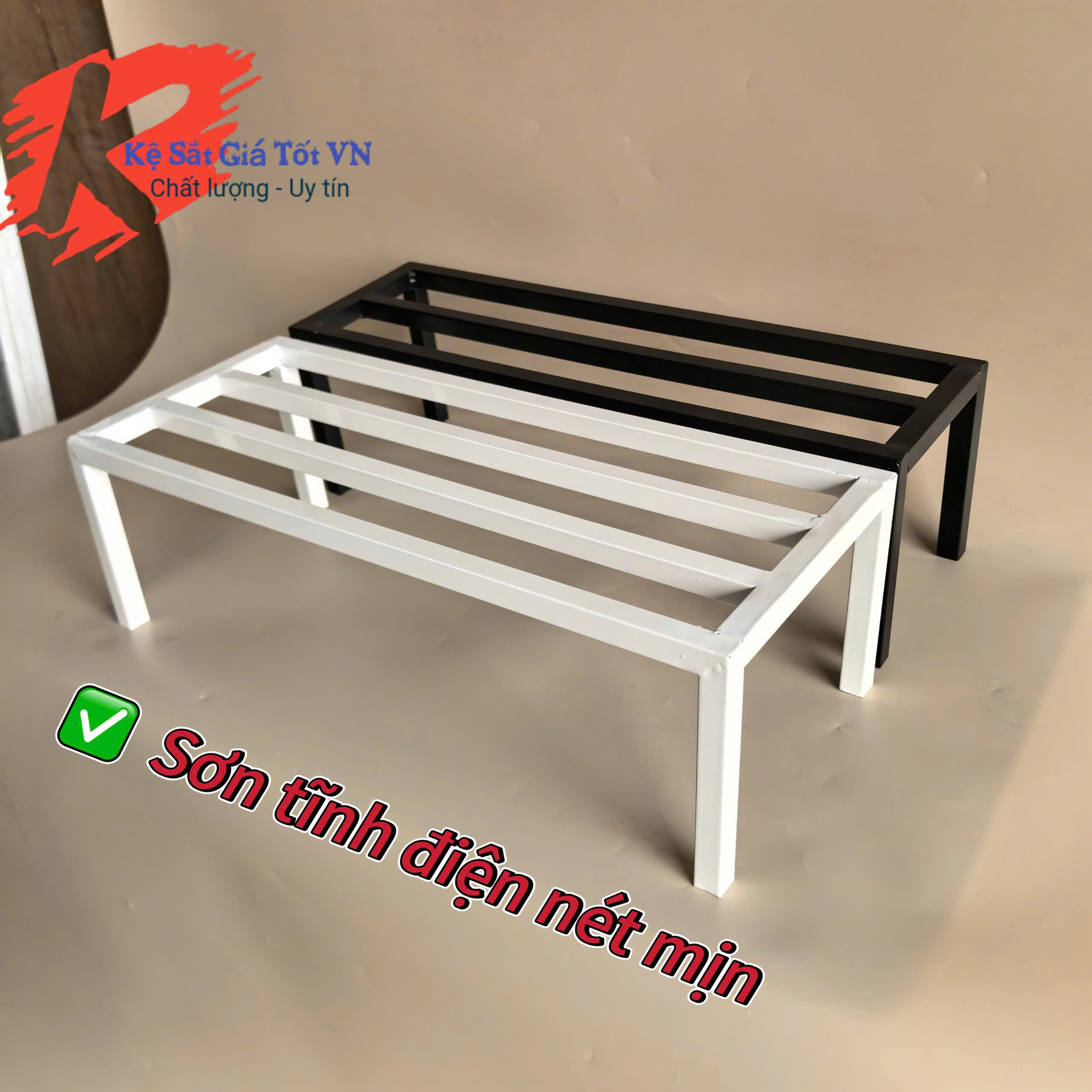 Kệ sắt kê chậu hoa, cây cảnh - Dài 50cm