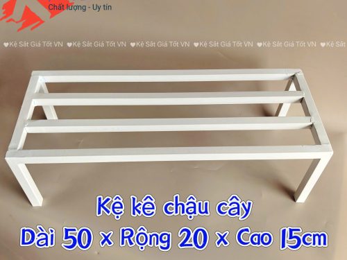 Kệ sắt kê chậu hoa, cây cảnh