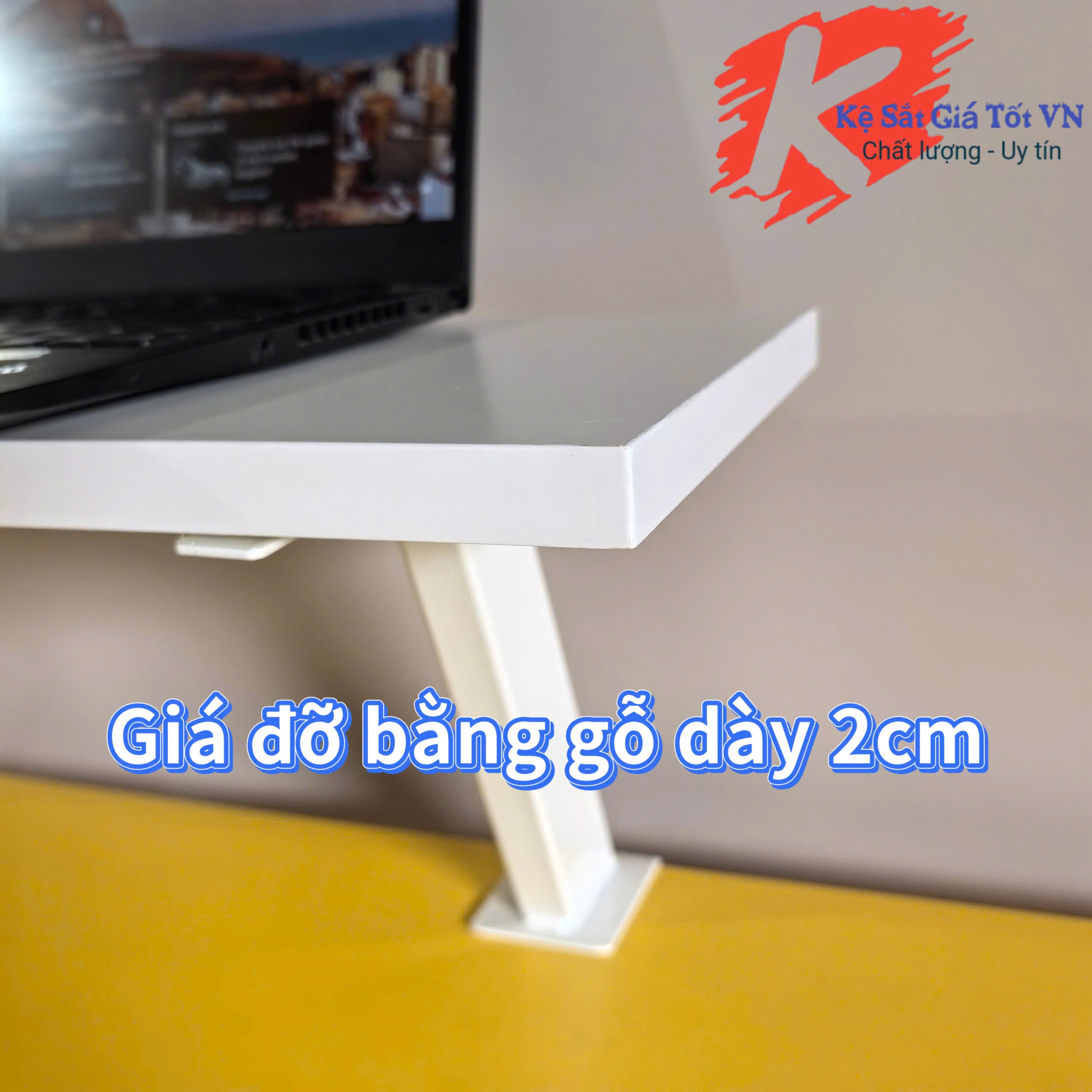 Giá sách kẹp bàn Decor góc phòng làm việc
