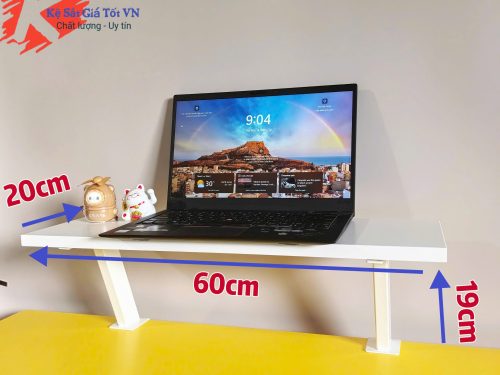 Giá sách kẹp bàn Decor góc làm việc đa năng