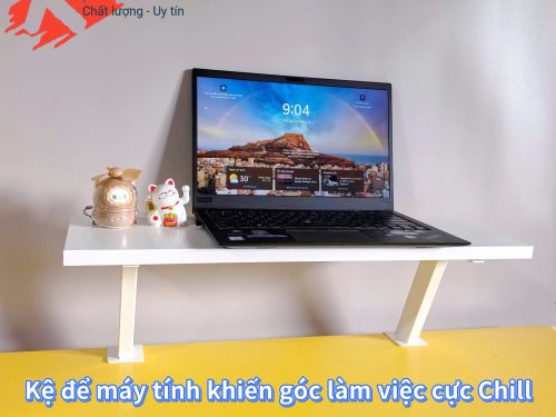 Kệ để máy tính kẹp bàn cao cấp