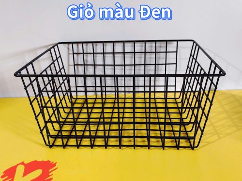 Giỏ sắt nhúng nhựa cao cấp - Dài 36cm
