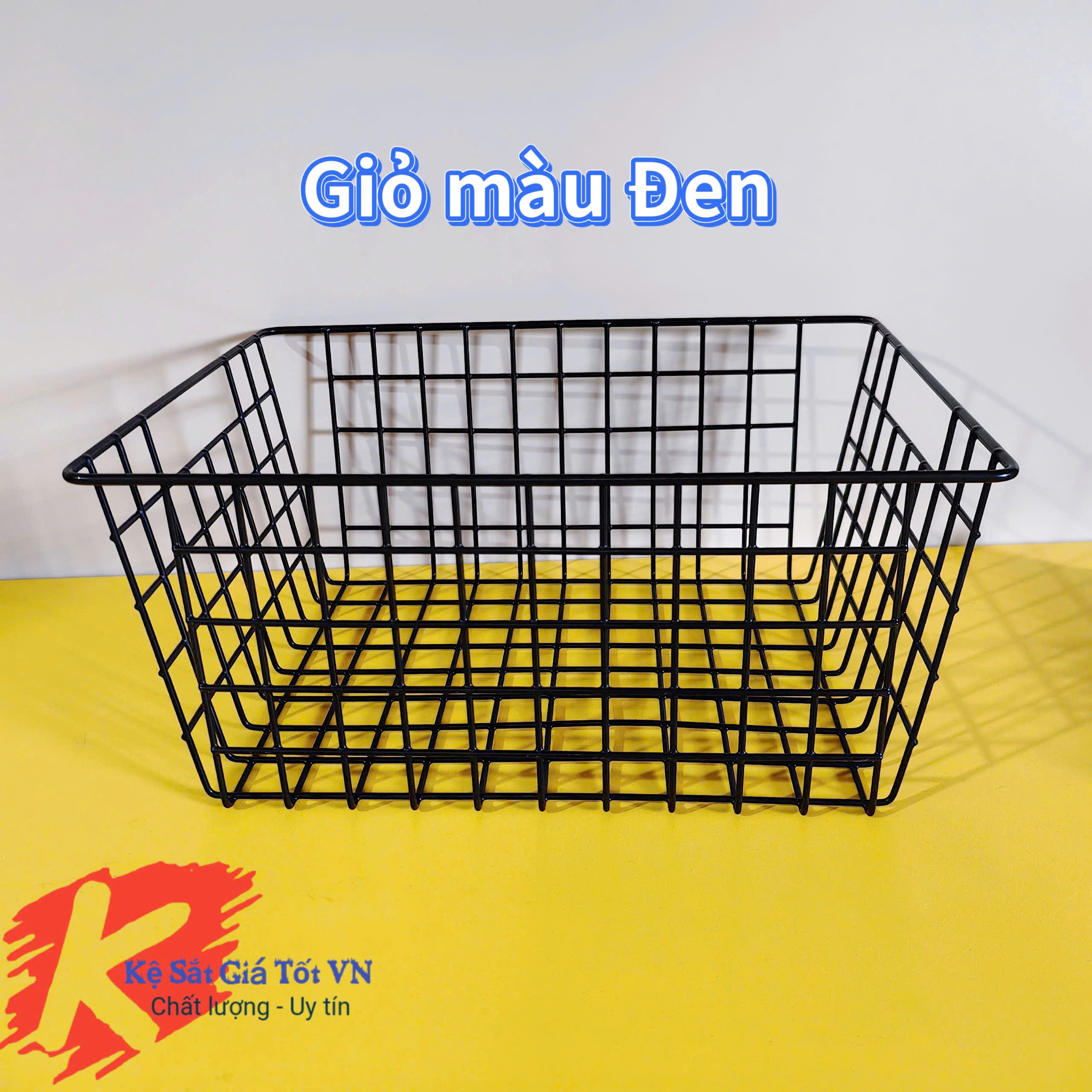 Giỏ sắt nhúng nhựa cao cấp - Dài 36cm