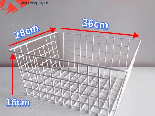 Rổ sắt đựng chén dĩa, trái cây đa năng