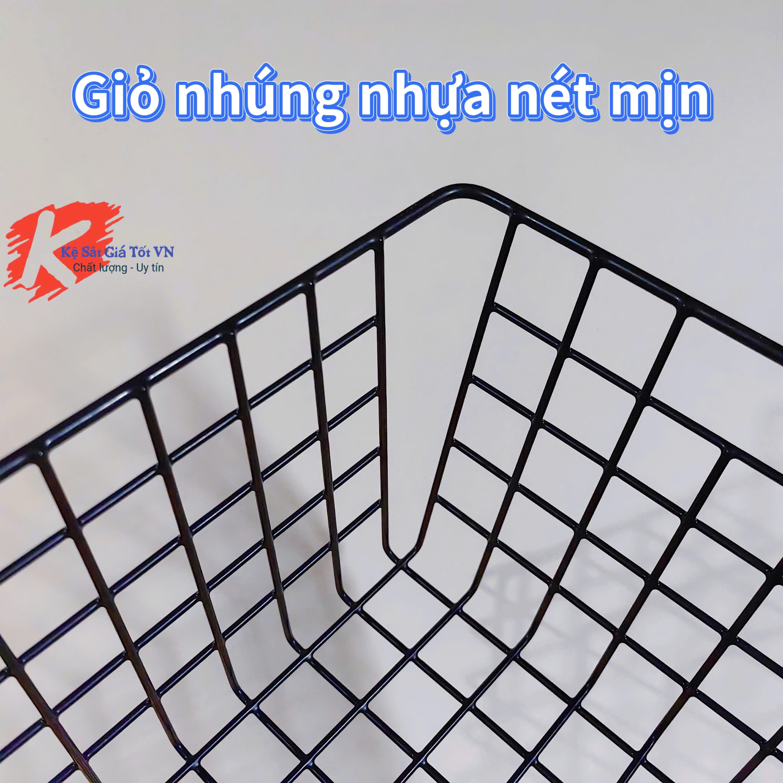Giỏ sắt đựng đồ hình chữ nhật dài 36cm