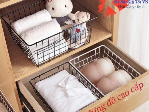 Giỏ sắt đựng đồ hình chữ nhật - Dài 36cm