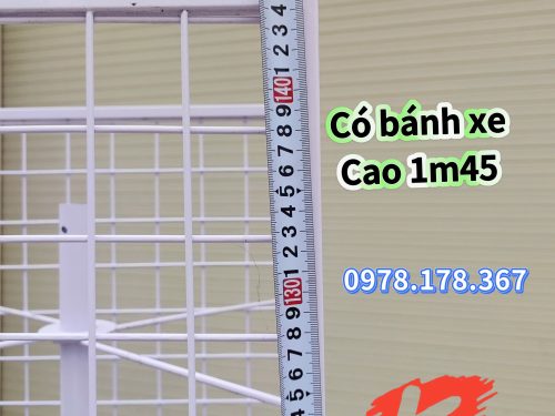 Kệ xoay đa năng 4 mặt cài móc treo phụ kiện