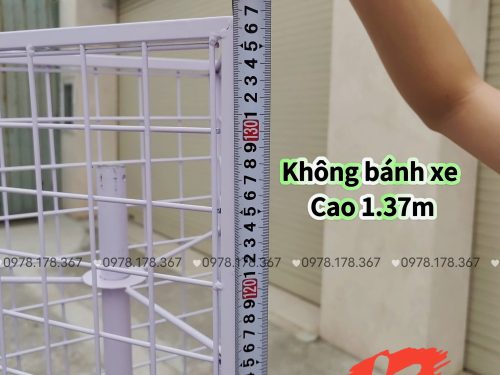 Kệ xoay đa năng 4 mặt cài móc treo phụ kiện