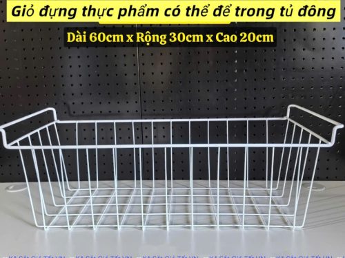 Giỏ sắt nhúng nhựa đựng đồ đa năng