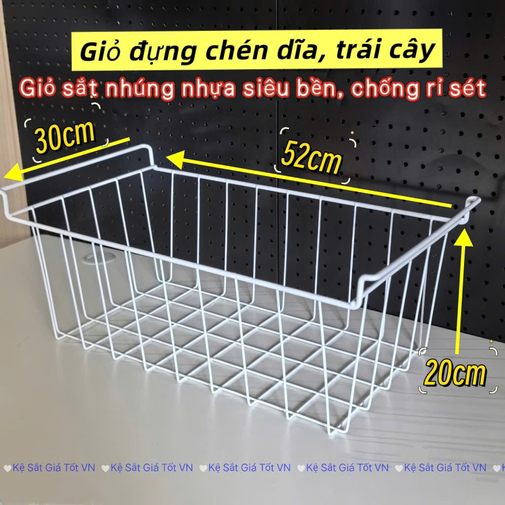 Rổ tủ đông bảo quản thực phẩm – Giỏ đựng chén dĩa, trái cây cao cấp