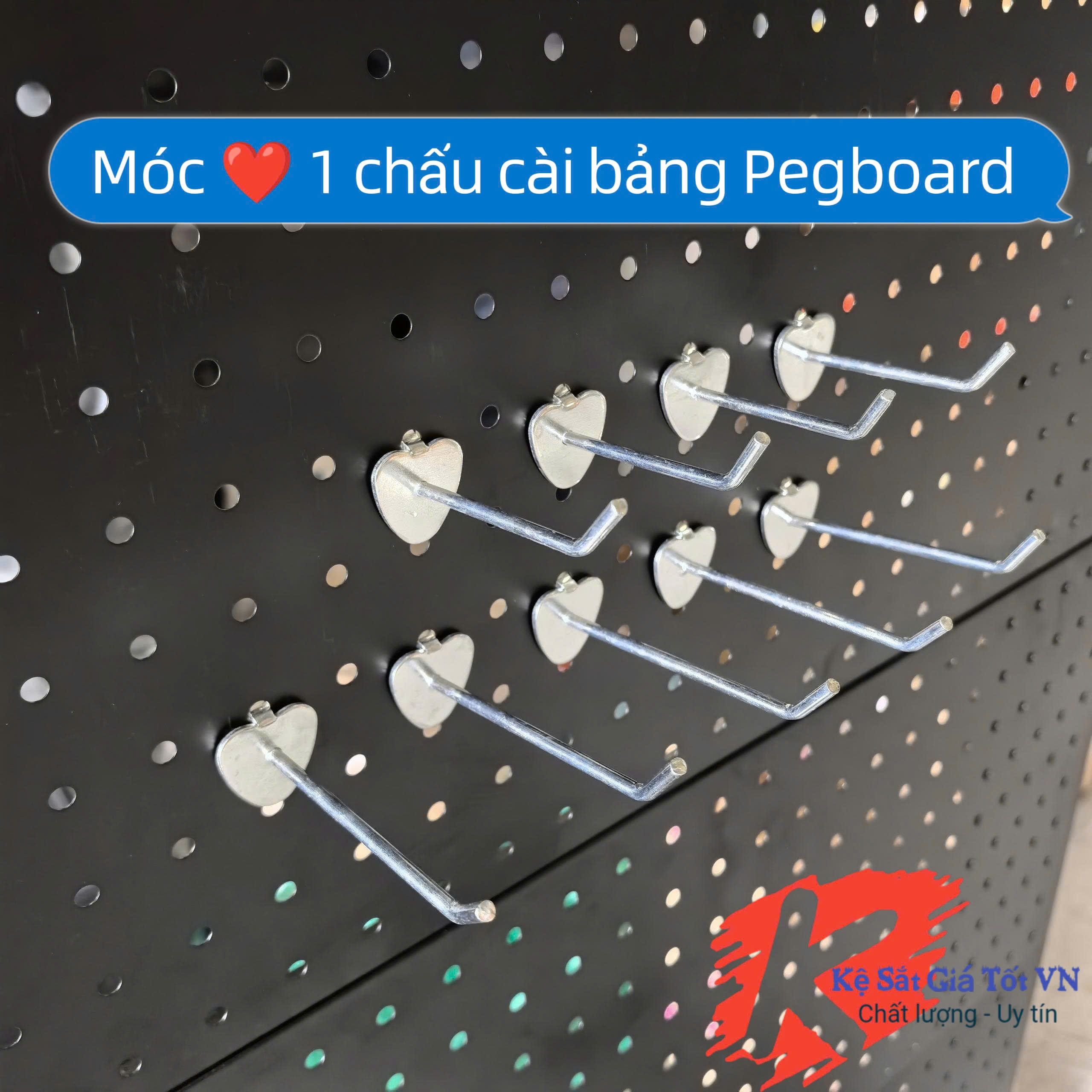 Móc cài tấm tôn treo phụ kiện