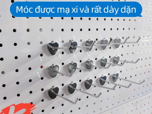 Móc trái tim 1 chấu treo phụ kiện đa năng