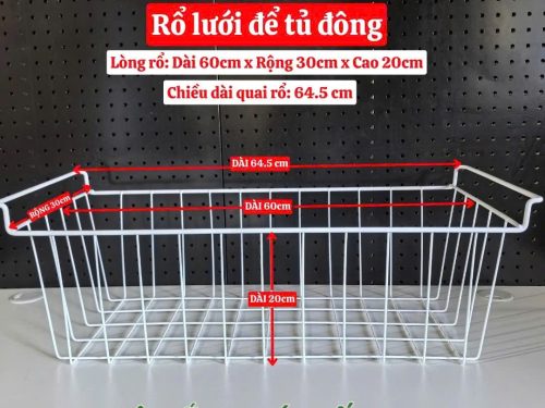 Rổ tủ đông bảo quản thực phẩm