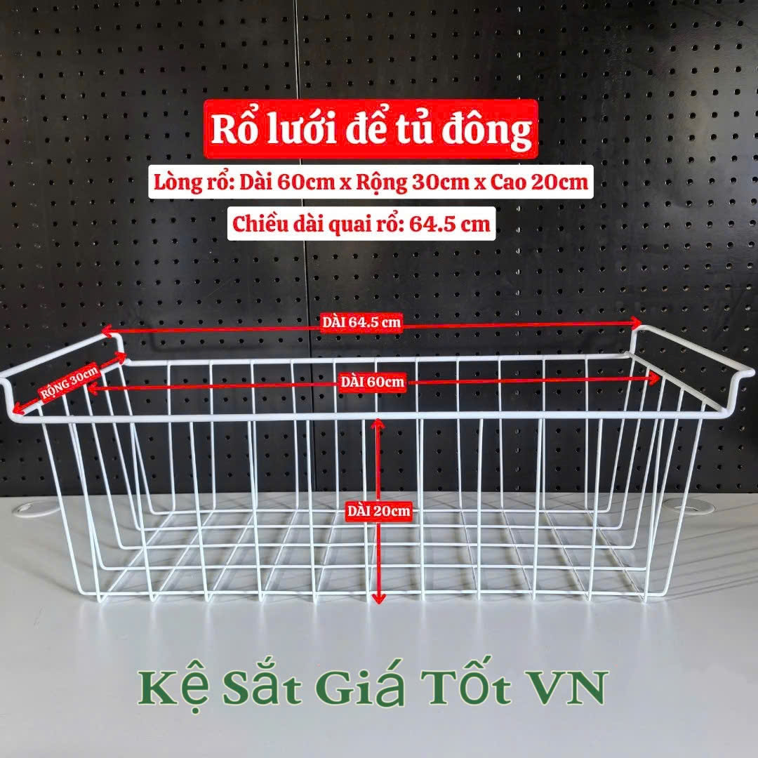 Rổ tủ đông bảo quản thực phẩm – Giỏ đựng chén dĩa , trái cây cao cấp