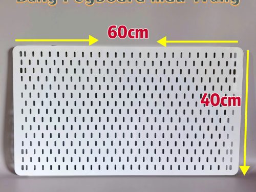Bảng Pegboard Lỗ Dọc treo phụ kiện