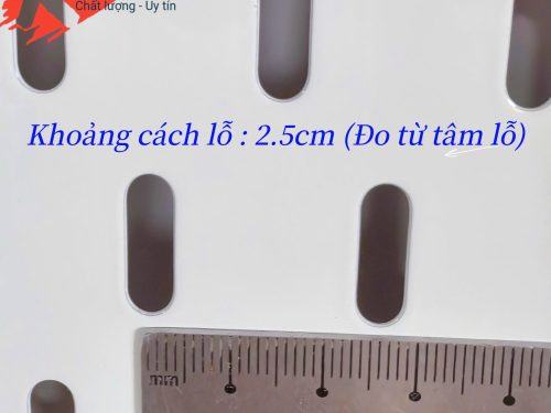 Bảng Pegboard Lỗ Dọc treo phụ kiện đa năng